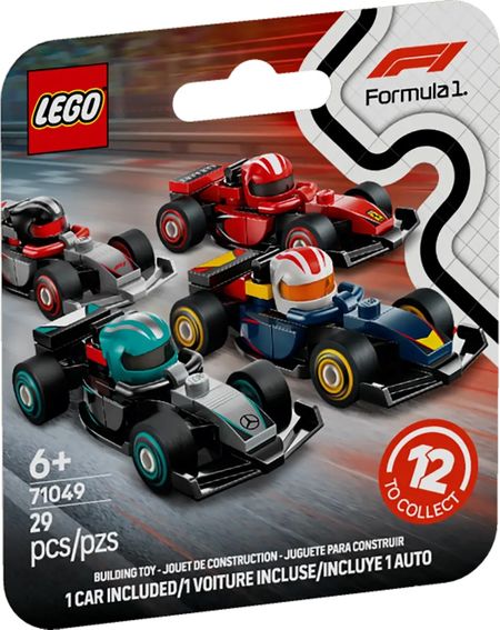LEGO Minifigures (71049) Bolidy F1 - 12szt